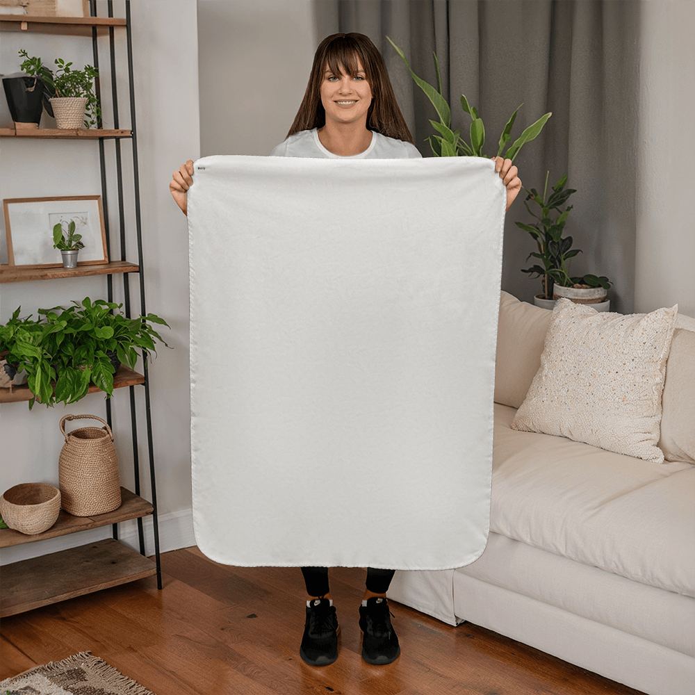 Pet Memory Sherpa Blanket – Portrait